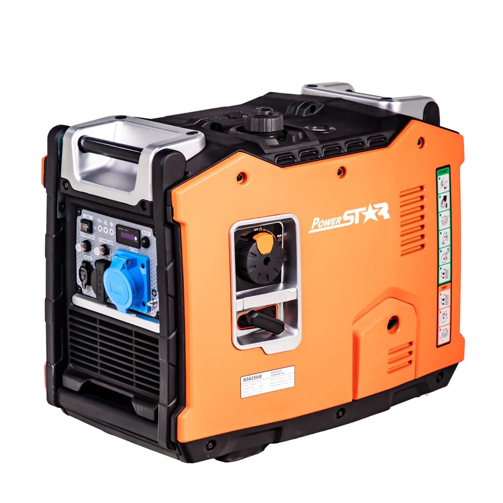 توزيع 5kVA مولد كهربائي صامت للطوارئ ببدء ارتداد للقطاع التجاري