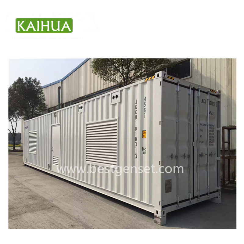 600kw مجموعة مولد ديزل مثبتة على قاعدة مع محرك كمنز