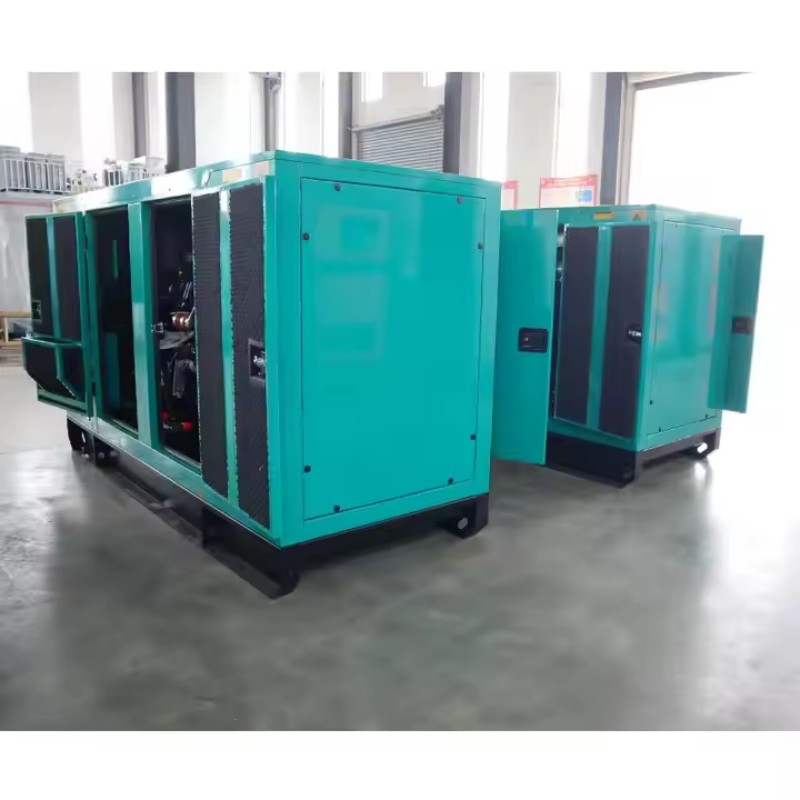 مجموعة مولدات الديزل الصامتة بيرك إن إس 50kw ثلاثي الطور أحادي الطور