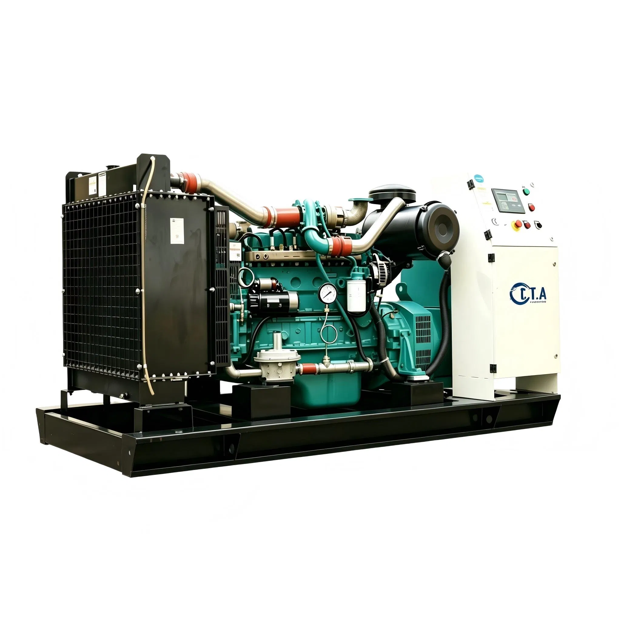 مجموعة مولدات الغاز الطبيعي المثبتة على هيكل متحرك 400kw لتوفير الطاقة المستمرة