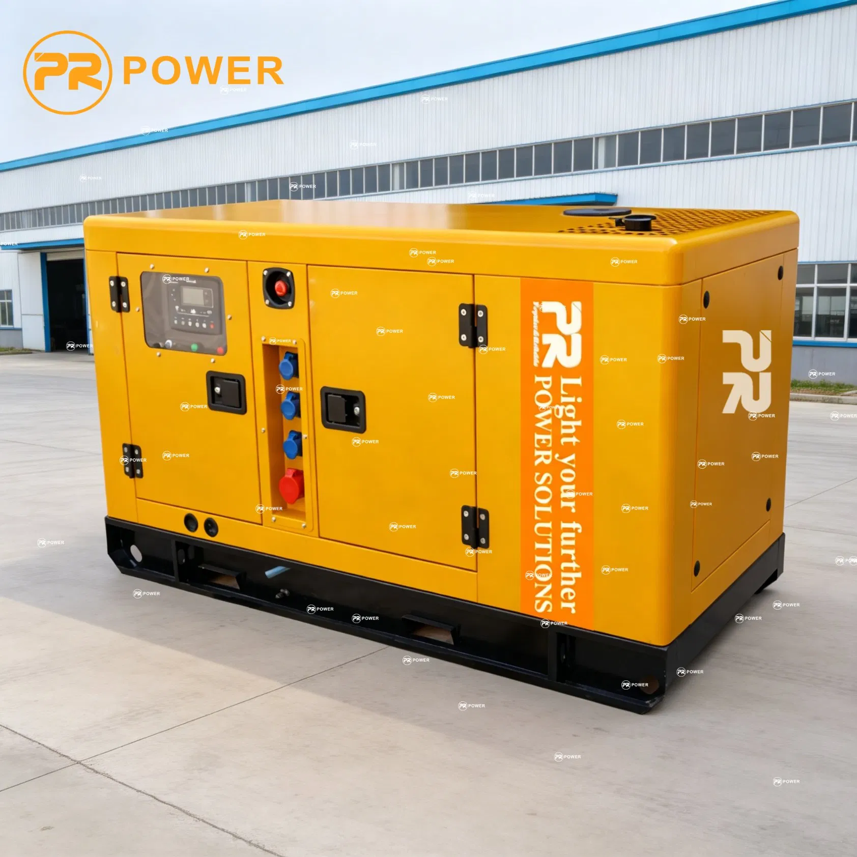 بيع ساخن 50Hz 60Hz القدرة المصنفة 280kw 350kVA مجموعة مولدات الديزل الصامتة الثقيلة مع البكرة