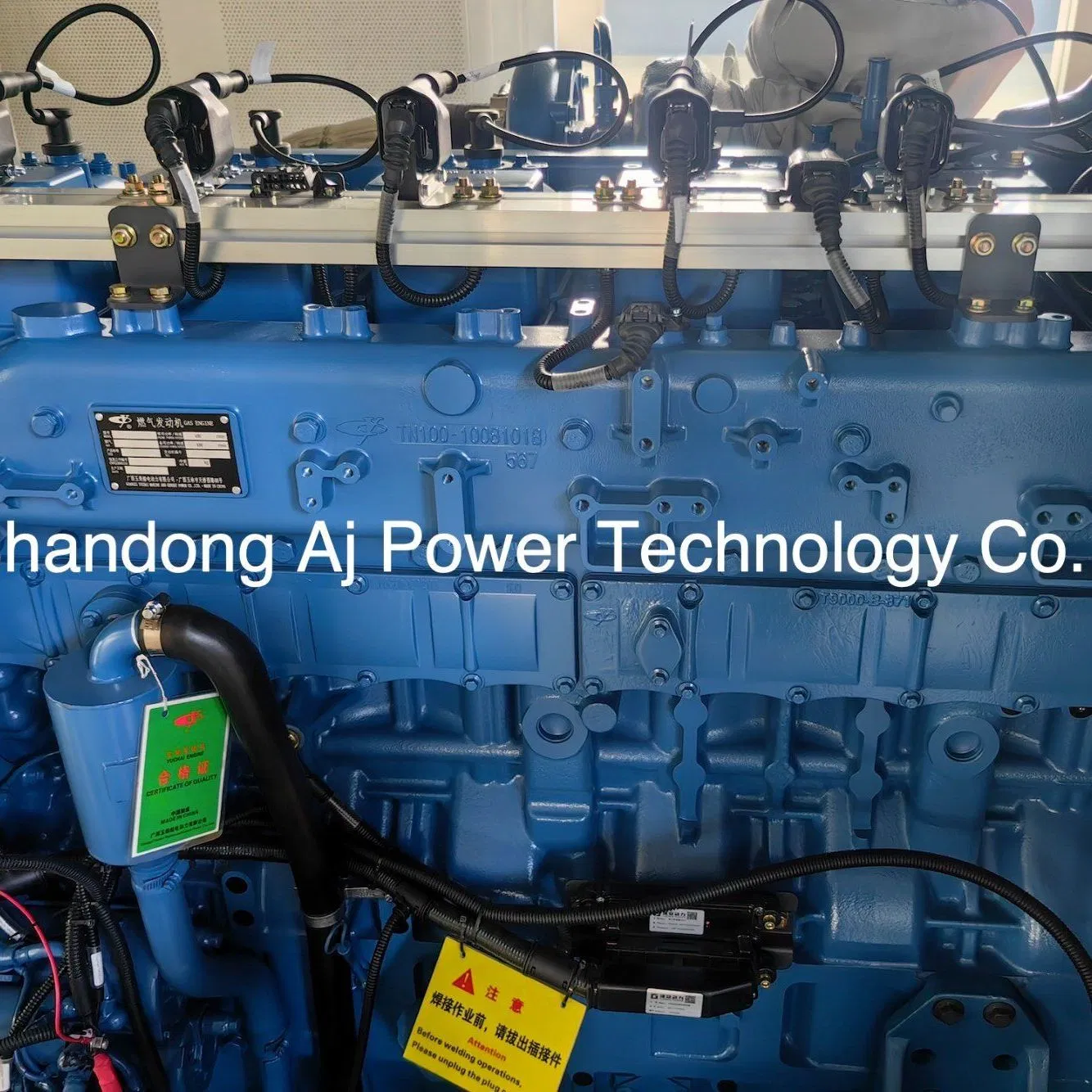 100kw200kw250kw300kw 400kwyuchai مولد الغاز الطبيعي / الغاز الطبيعي المضغوط / الوقود المزدوج / الغاز الحيوي / الغاز الاصطناعي