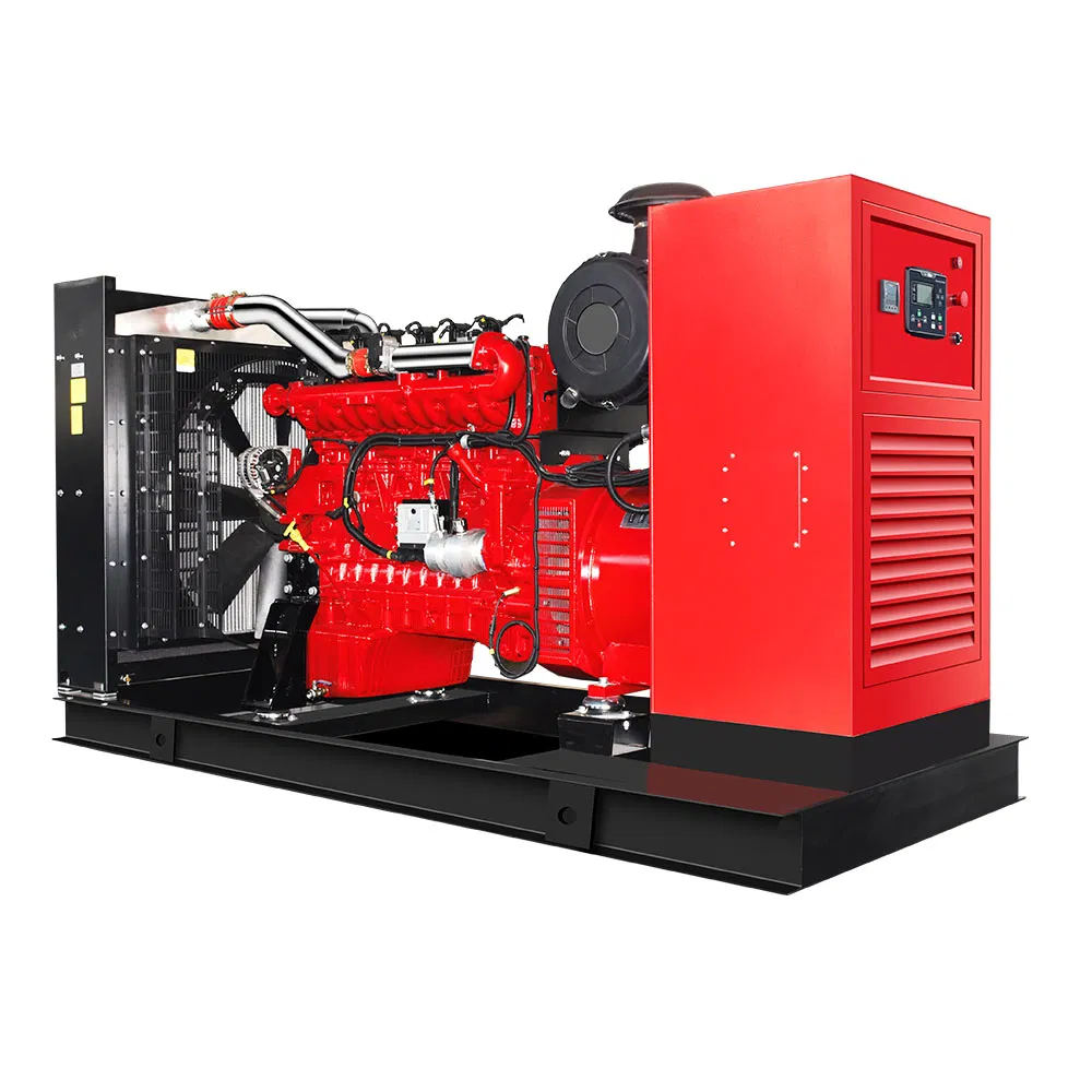 250kw 50Hz 1500rpm وقود مزدوج 3 مرحلة خشب غاز ديزل محرك طاقة محرك غاز محطة طاقة LNG/Cn/ LPG/كتلة حيوية غاز حيوي ميثان بروبان مجموعة مولدات غاز