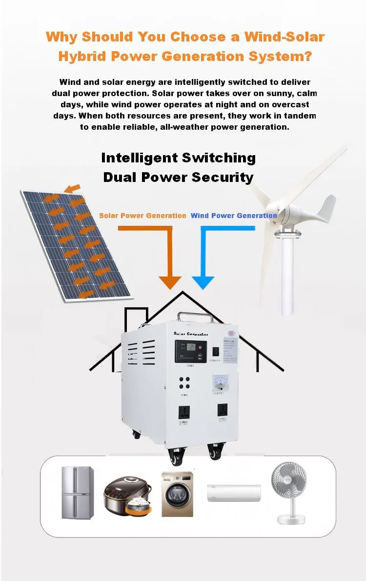 8kw Low Noise Wind Solar Hybrid Generator Complete Set Suitable for Farm Irrigation Daily Power Supply Solution