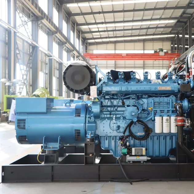 مجموعة مولدات الغاز الطبيعي من ويشاى عالية الجودة 400kw لحل طاقة هادئ