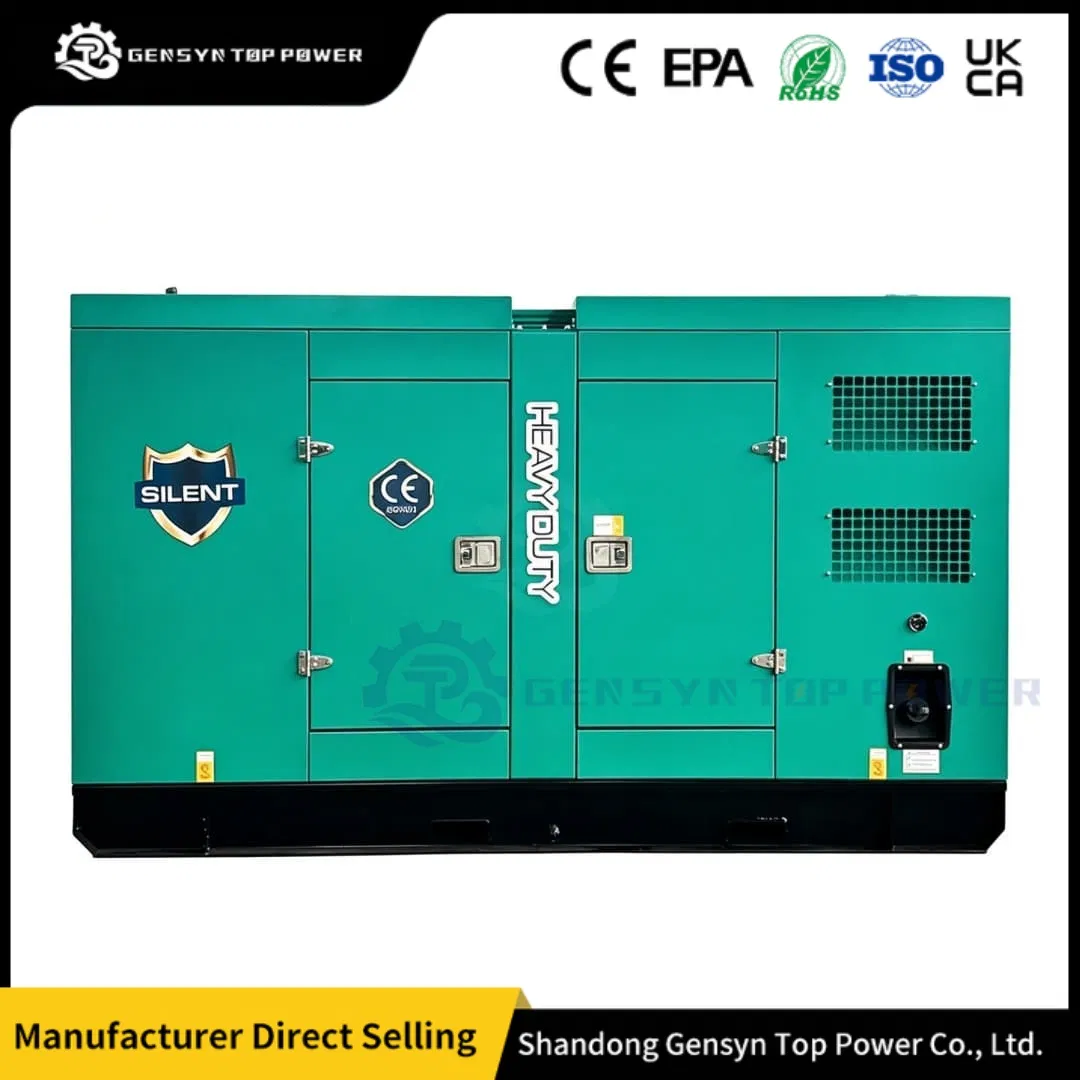80kVA مجموعة مولدات الديزل الصامتة الاحتياطية لمعدات الطوارئ الصناعية من كامينز