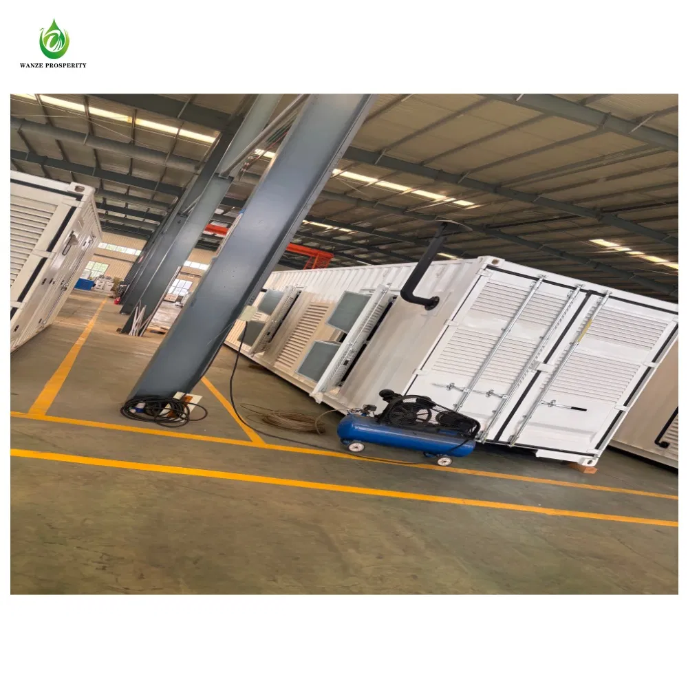 1300kw محطة معالجة مياه الصرف الصحي / مجموعة مولدات غاز البيوجاز
