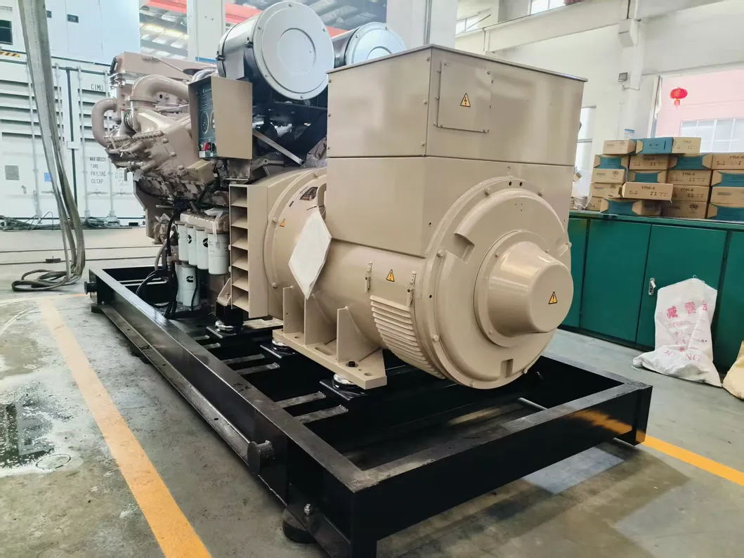 800kVA مجموعة مولدات الديزل البحرية من كامينز K38-Dm مع مولد ستامفورد S6l1m-E4