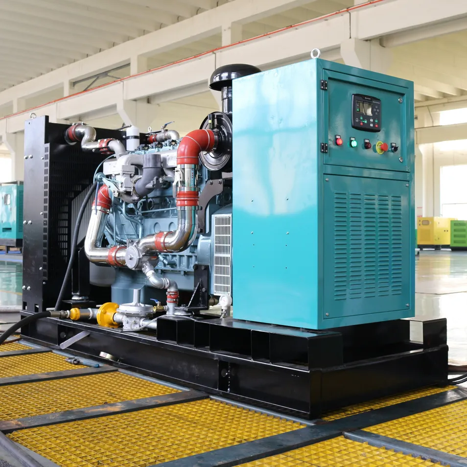 مولد غاز طبيعي محمول عالي الكفاءة 150kw لتوفير الطاقة