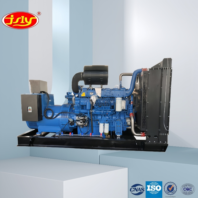 مولد ديزل ثابت 360kw/450kVA نوع مفتوح ثلاثي الطور بأربعة أسلاك، مصدر طاقة احتياطي كهربائي للصناعات والتجارة ومجالات أخرى مع ISO
