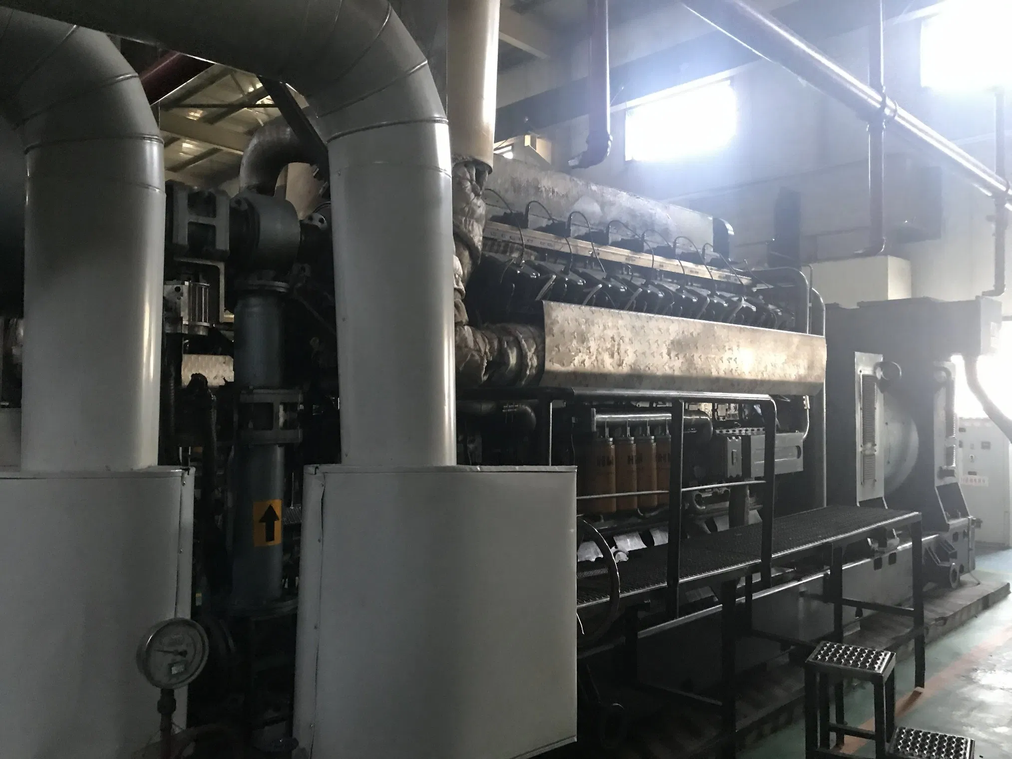 مجموعة مولدات الغاز الحيوي الديناميكية 1200kw