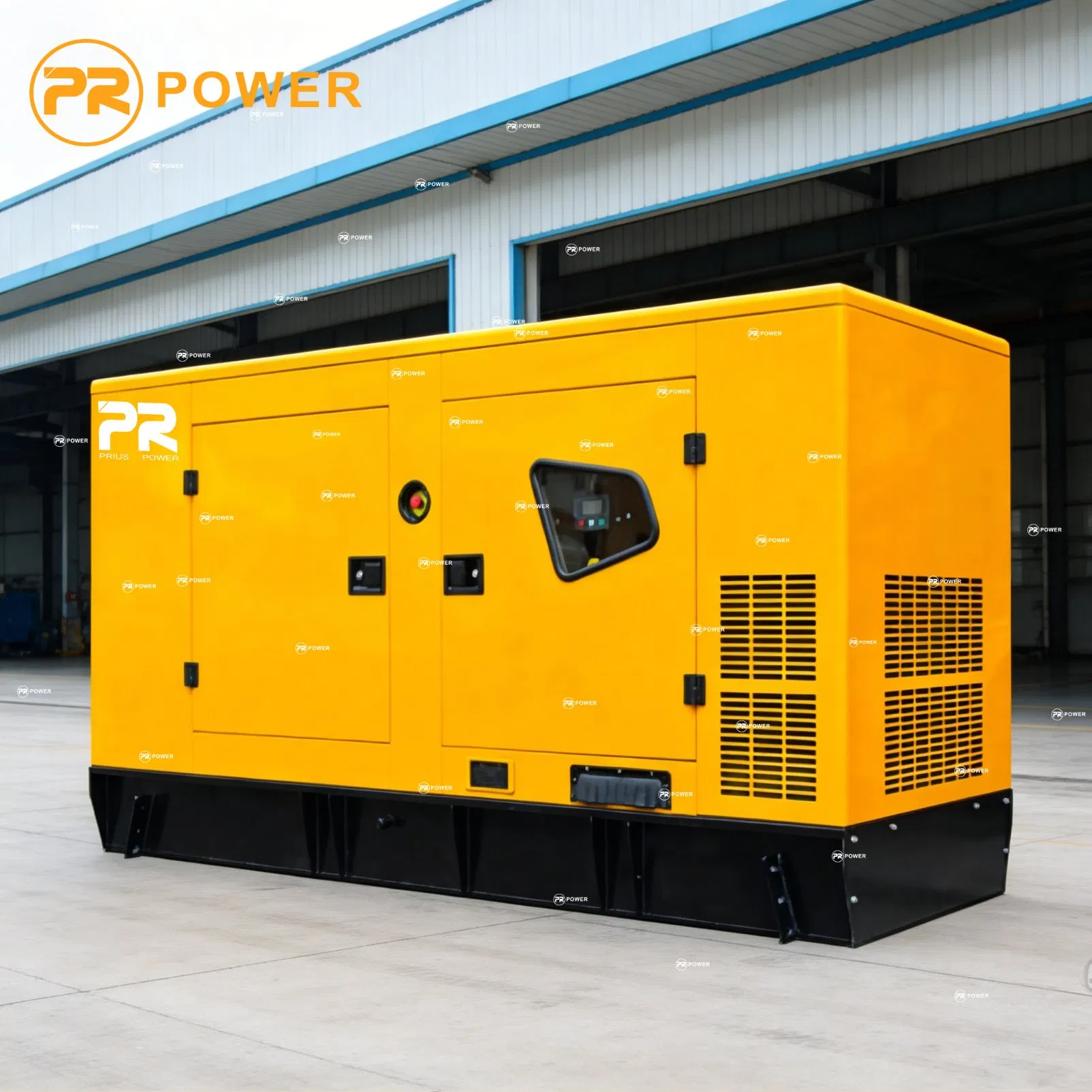 بيع ساخن 50Hz 60Hz القدرة المصنفة 280kw 350kVA مجموعة مولدات الديزل الصامتة الثقيلة مع البكرة