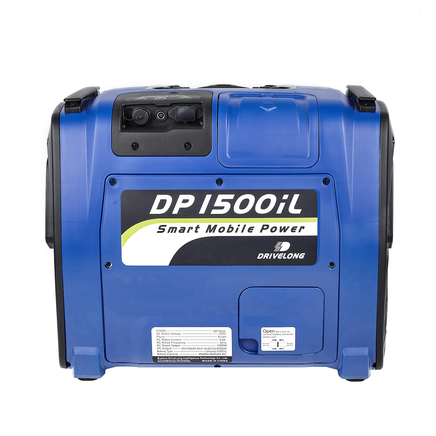 1500W محطة طاقة محمولة بالعاكس، مجموعة مولد طاقة هجينة شاملة مع LiFePO4 بطارية مع شحن بالطاقة الشمسية والرياح