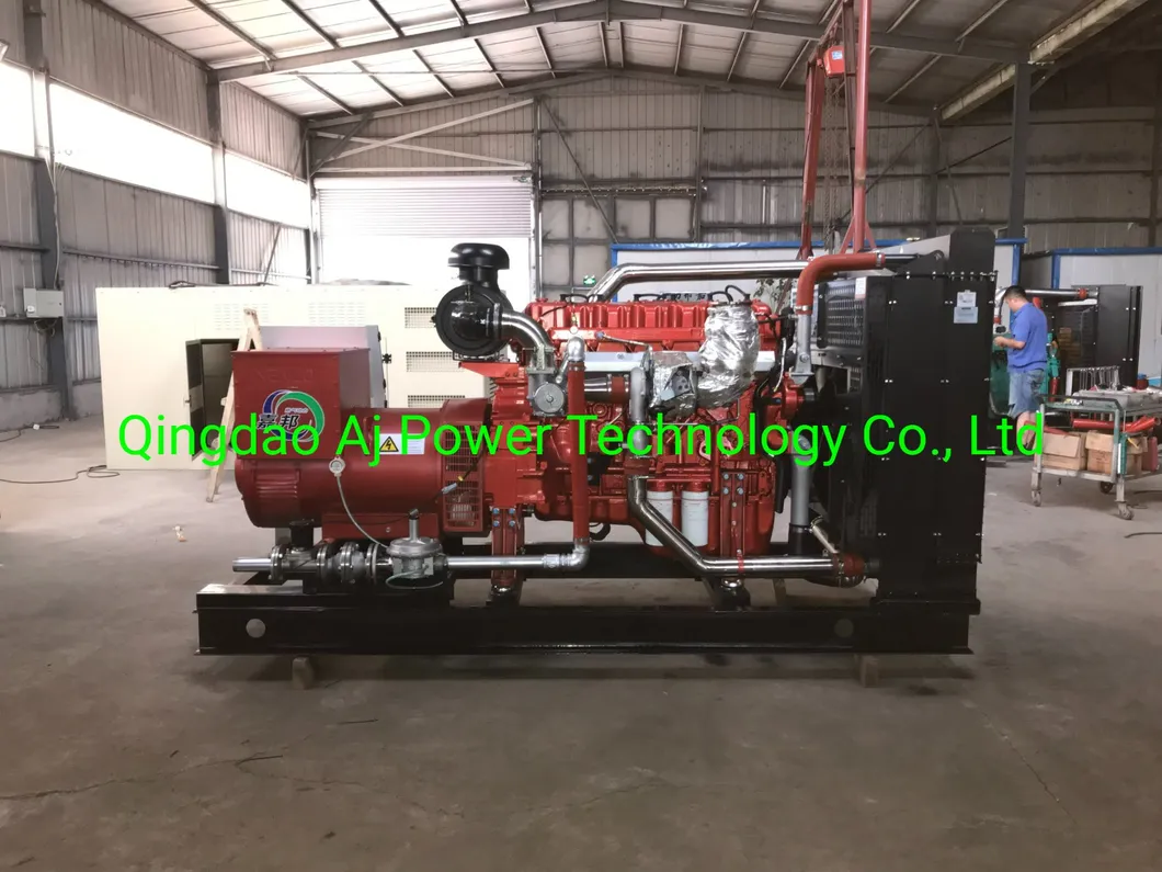 وظيفة تسخين زيت المحرك المساعد 250kw مجموعة مولدات الغاز الطبيعي يوتشاي بالغاز الحيوي CNG