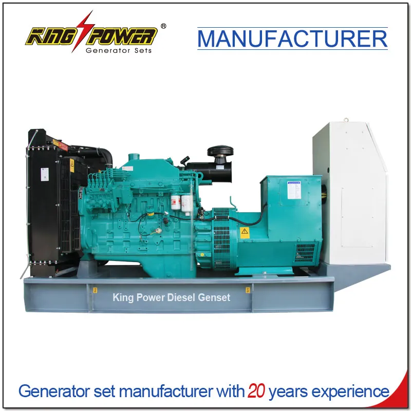 محرك نوع تبريد الماء 560kw 700kVA مجموعة مولدات الديزل