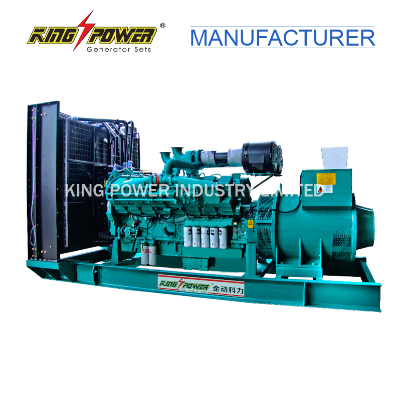 محرك نوع تبريد الماء 560kw 700kVA مجموعة مولدات الديزل