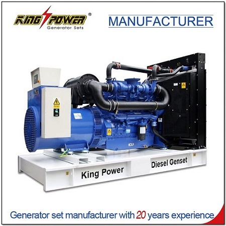 محرك نوع تبريد بالماء 100kw-800kw مجموعة مولدات ديزل