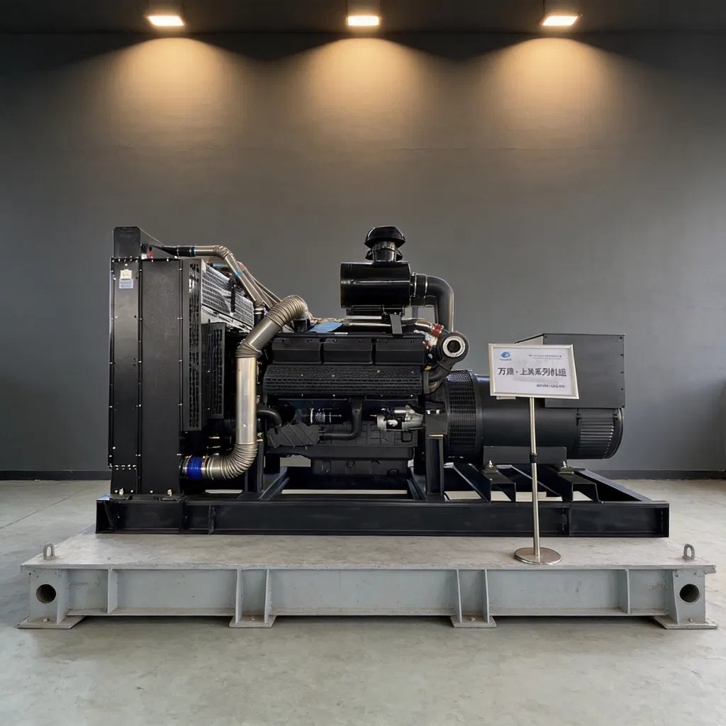مجموعة مولدات ديزل كمينز المفتوحة 250kVA للطاقة الرئيسية الصناعية