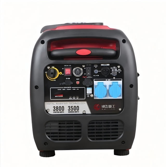 بيع ساخن 4000W قمة 3.5kw مولد عاكس موجة جيبية نقية صامتة، مولد غاز محمول هادئ، مصنع مباشر صنع في الصين، أفضل بائع