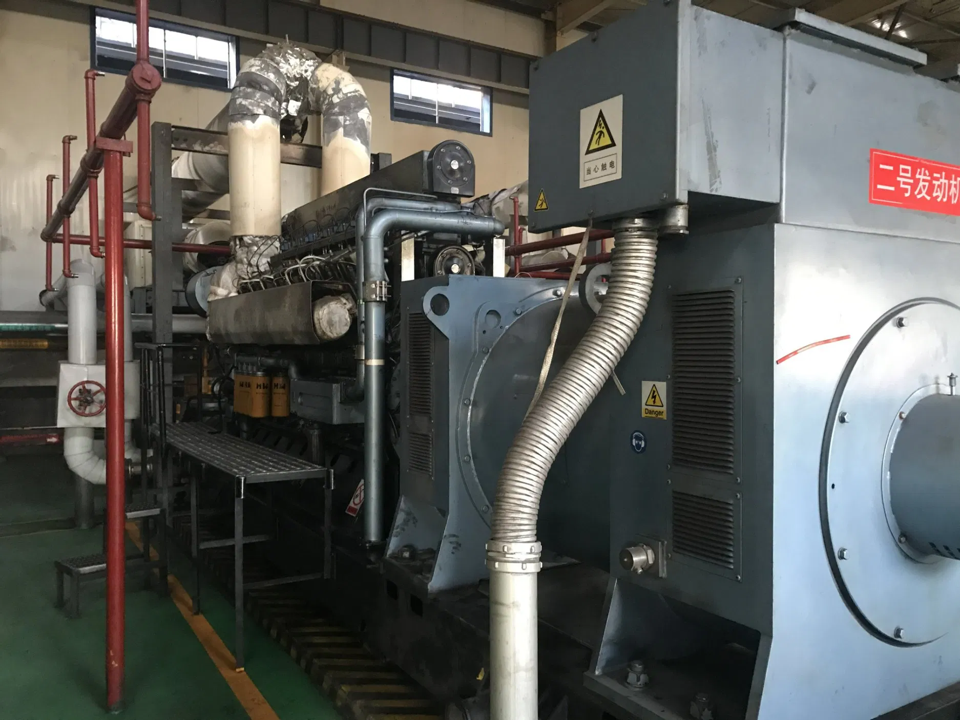 مجموعة مولدات الغاز الحيوي الديناميكية 1200kw