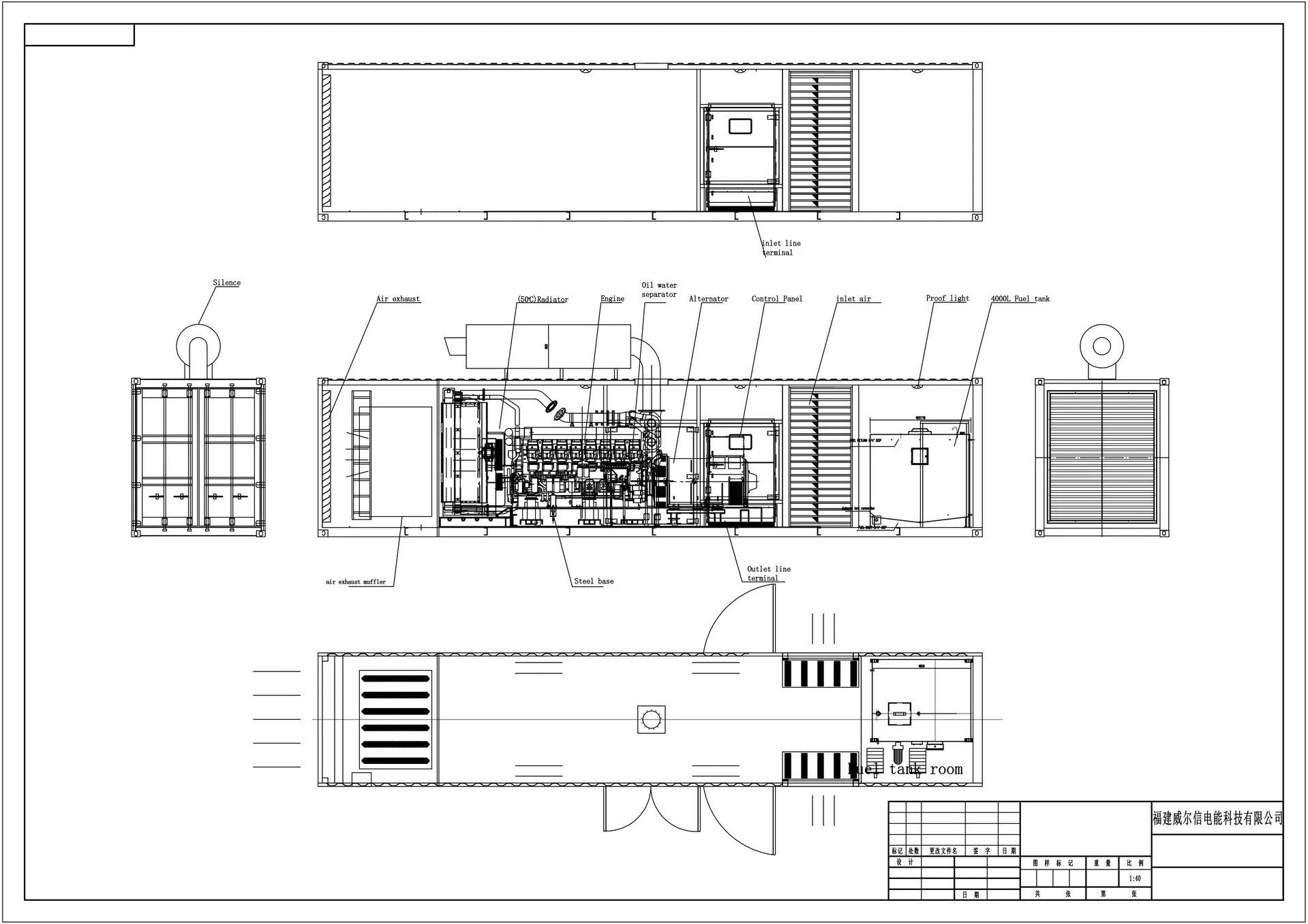 المخططات والأبعاد الهندسية