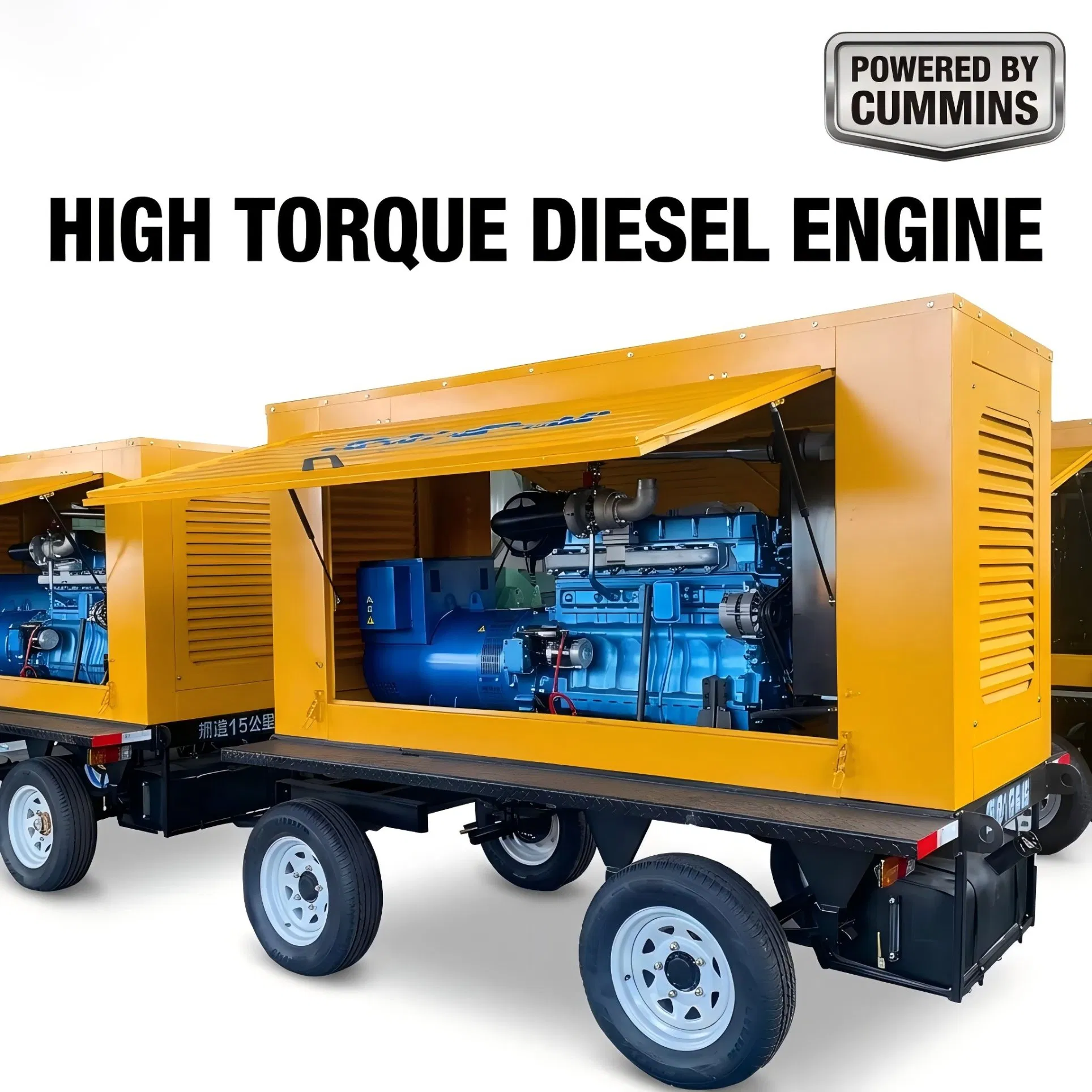 200kw 250kVA 300kw 400kw 500kw مجموعة مولدات ديزل كامينز المفتوحة للطاقة الاحتياطية الصناعية
