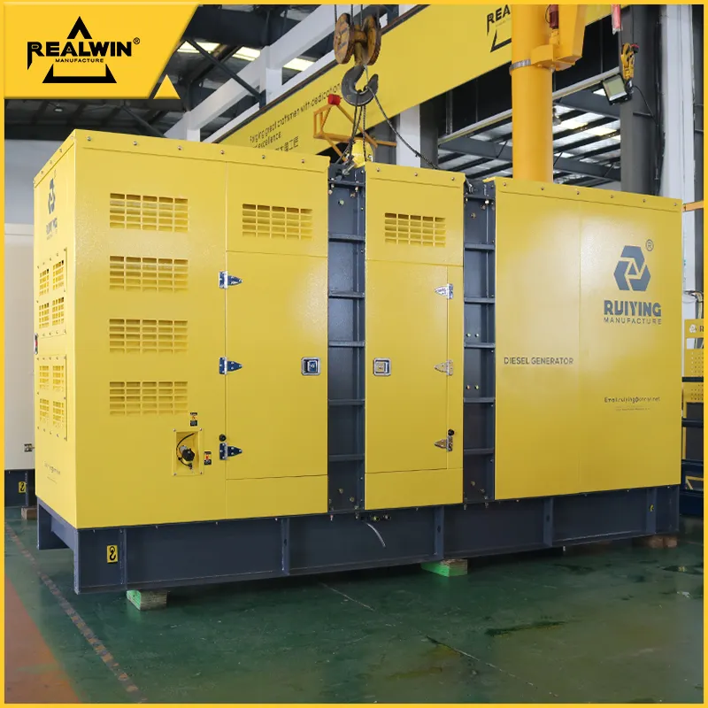 مجموعة مولدات عالية الكفاءة عازلة للصوت للطوارئ 380kw