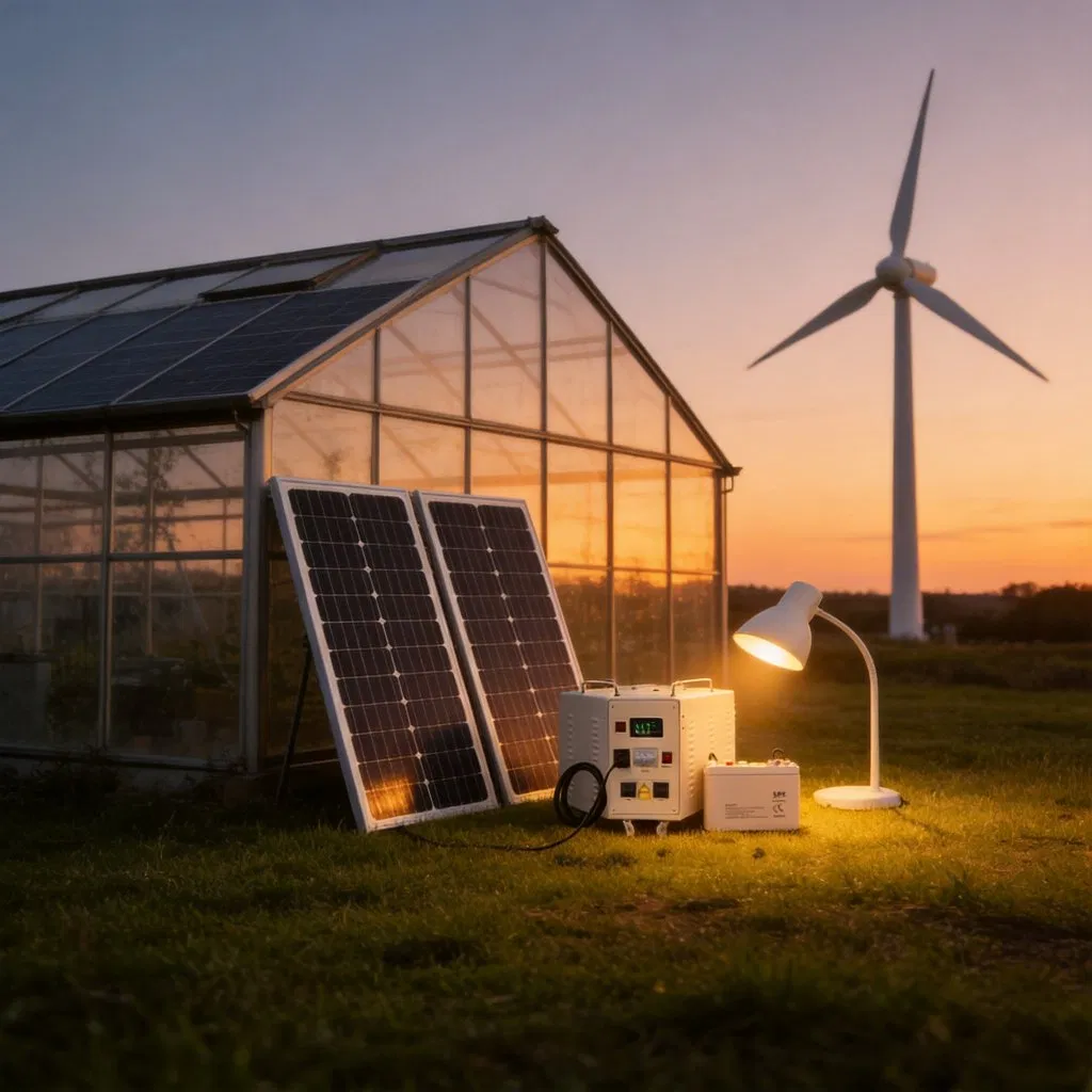 5kw مجموعة مولد هجينة تعمل بالطاقة الشمسية والرياح لجميع الأجهزة الكهربائية الأساسية في المنزل