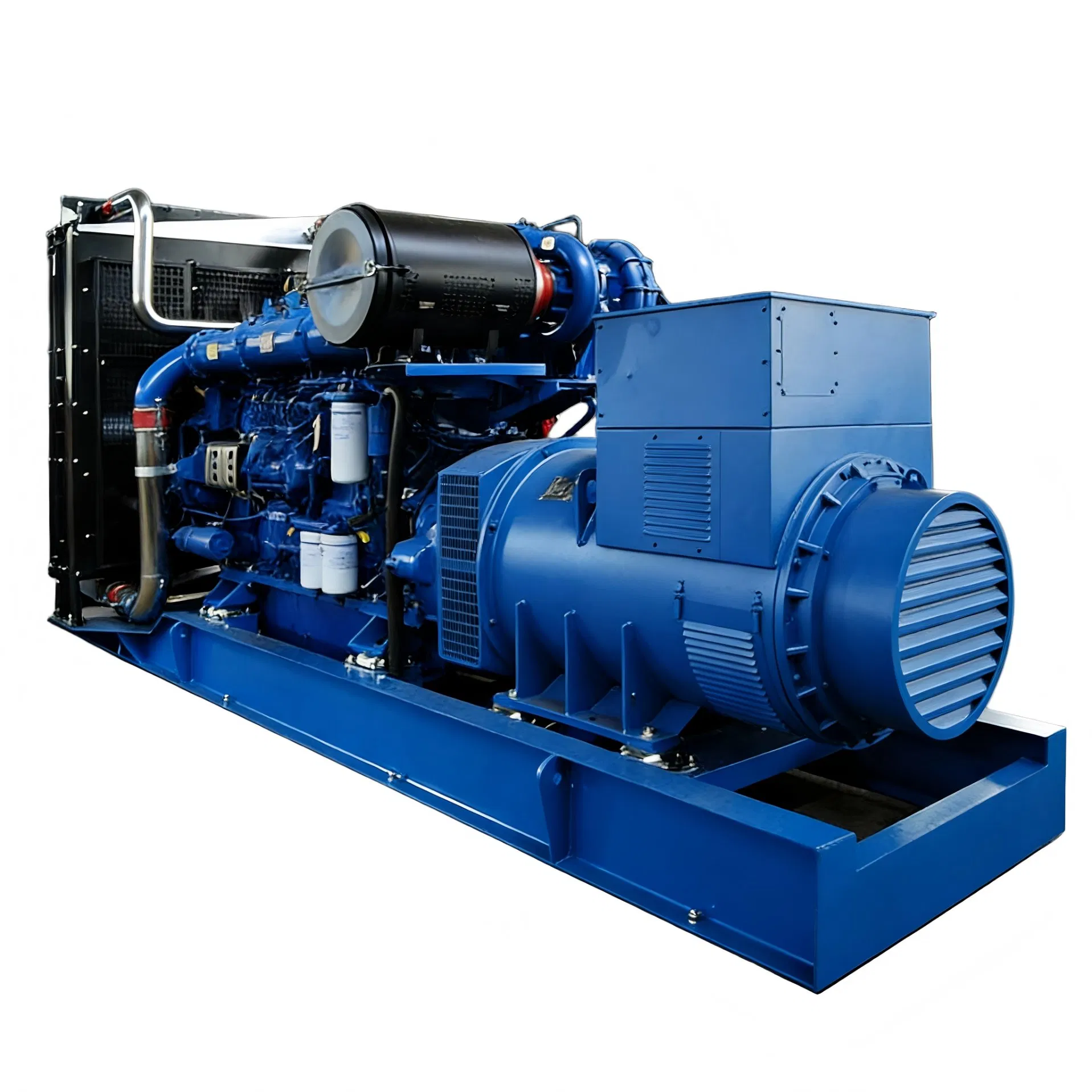مولد يوتشاي منخفض الانبعاثات 130kw/163kVA مزود الطاقة لموقع البناء نوع مفتوح مؤقت مجموعة مولدات الديزل