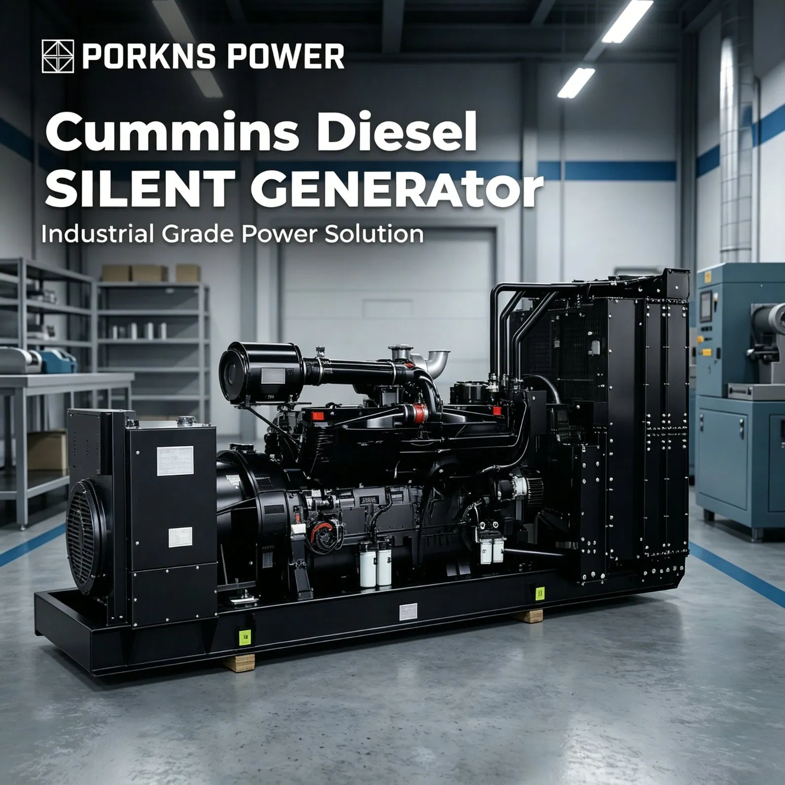 200kw 250kVA 300kw 400kw 500kw مجموعة مولدات ديزل كامينز المفتوحة للطاقة الاحتياطية الصناعية
