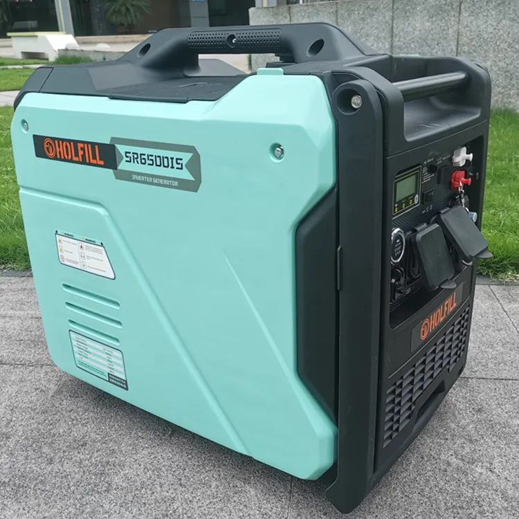 مولد عاكس مزدوج الوقود بدء كهربائي بدء عن بُعد 2 كيلووات 3kw 3.5kw 4000W 5kw مولد بنزين وغاز البترول المسال محمول منزلي مبرد بالهواء صغير صامت