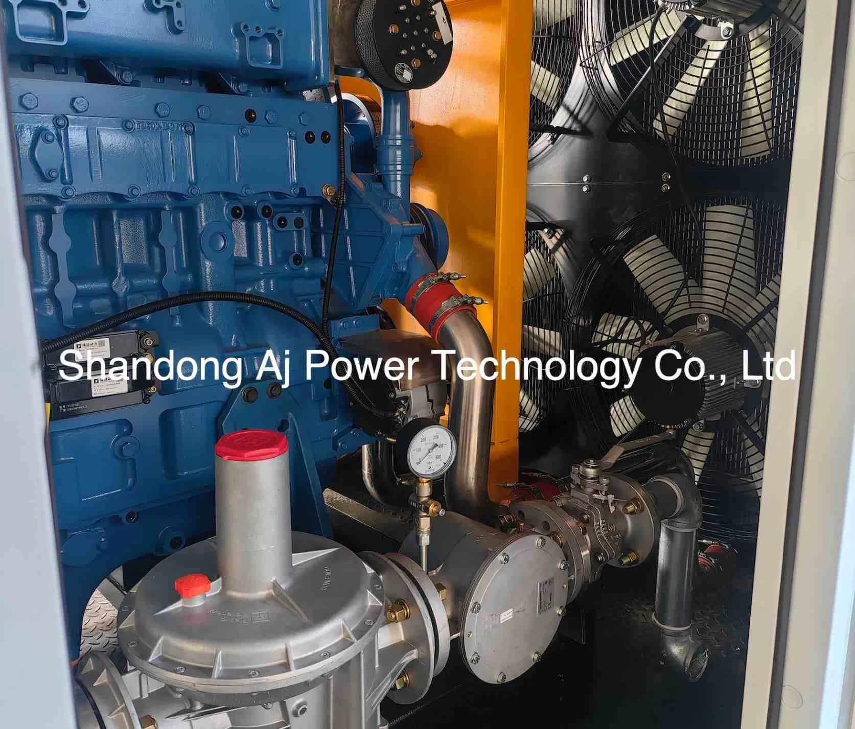 مجموعة مولدات الغاز يوتشاي ويشاي عالية الجودة 300kw 350kw 400kw 500kw للبيوجاز الطبيعي / الغاز المسال / الغاز الطبيعي المضغوط / البروبان / الهيدروجين ثنائي الوقود