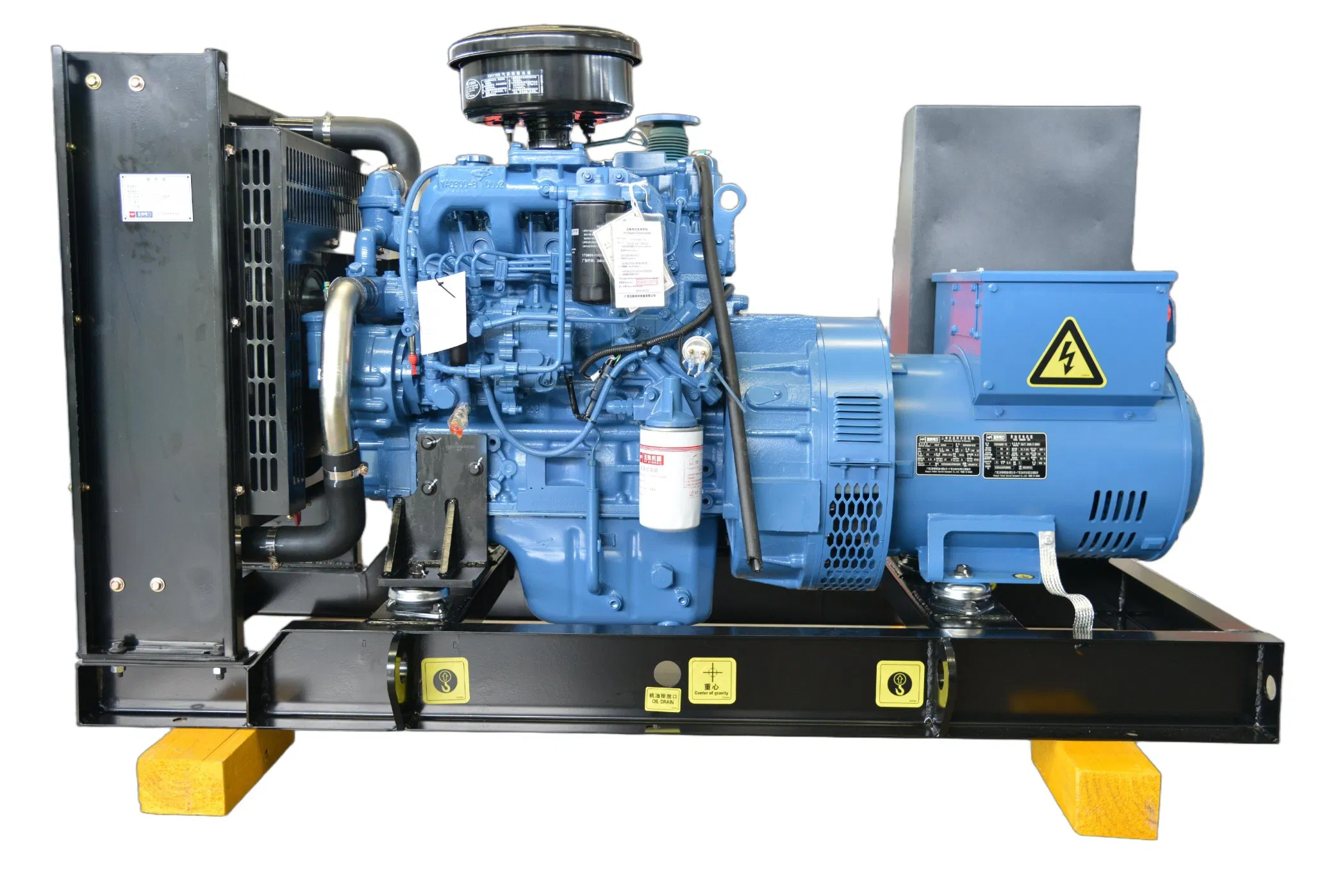 مولد ديزل ثقيل 90kw/113kVA لتعدين الطرق وبناء الطرق مجموعة مولدات ديزل يوتشاي مفتوحة