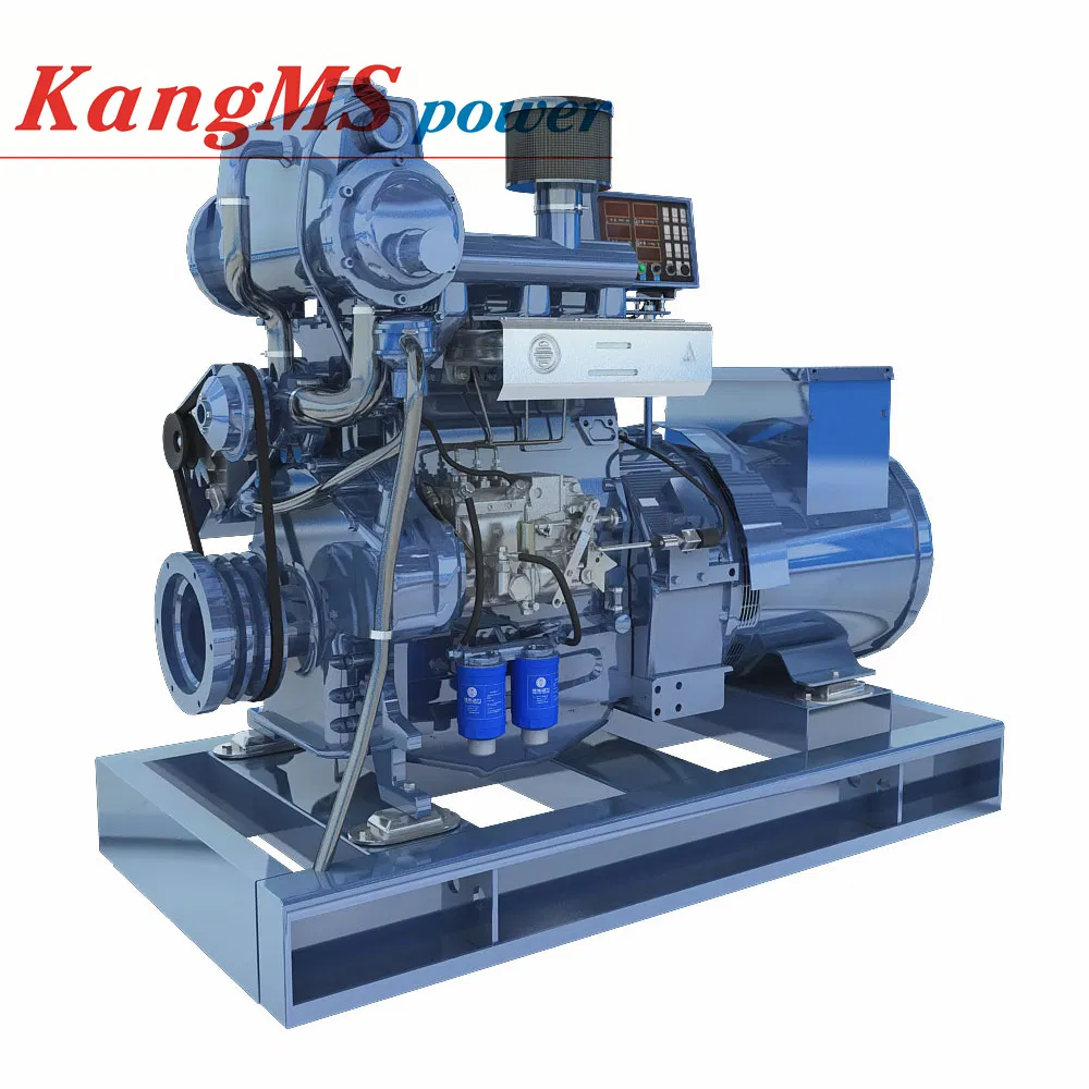 مولد ديزل بحري 24kw 33HP مجموعة مولدات الديزل