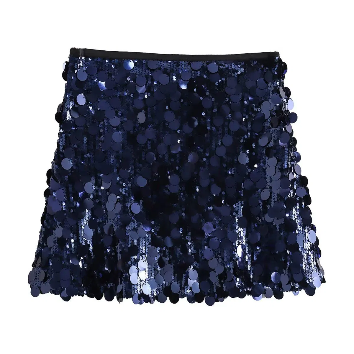 Falda mini de lentejuelas para mujeres, ropa de fiesta brillante, elegante estilo francés, falda de moda, vestido para mujeres, fábrica de personalización OEM ODM al por mayor