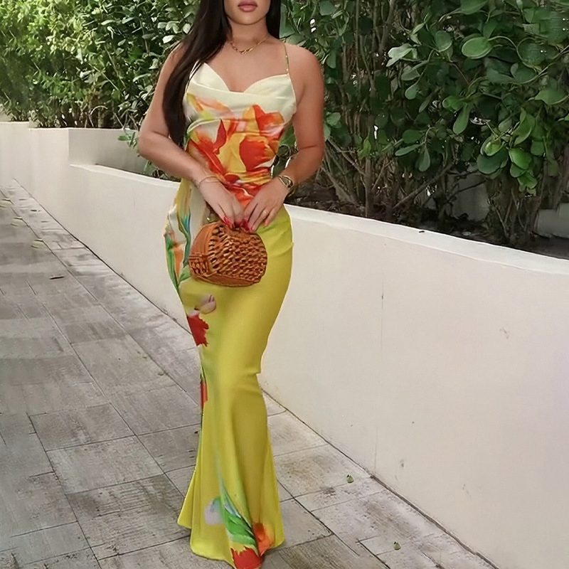 2025 Vestido A-Line Sexy de Fiesta de Moda de Boutique de Verano para Mujeres