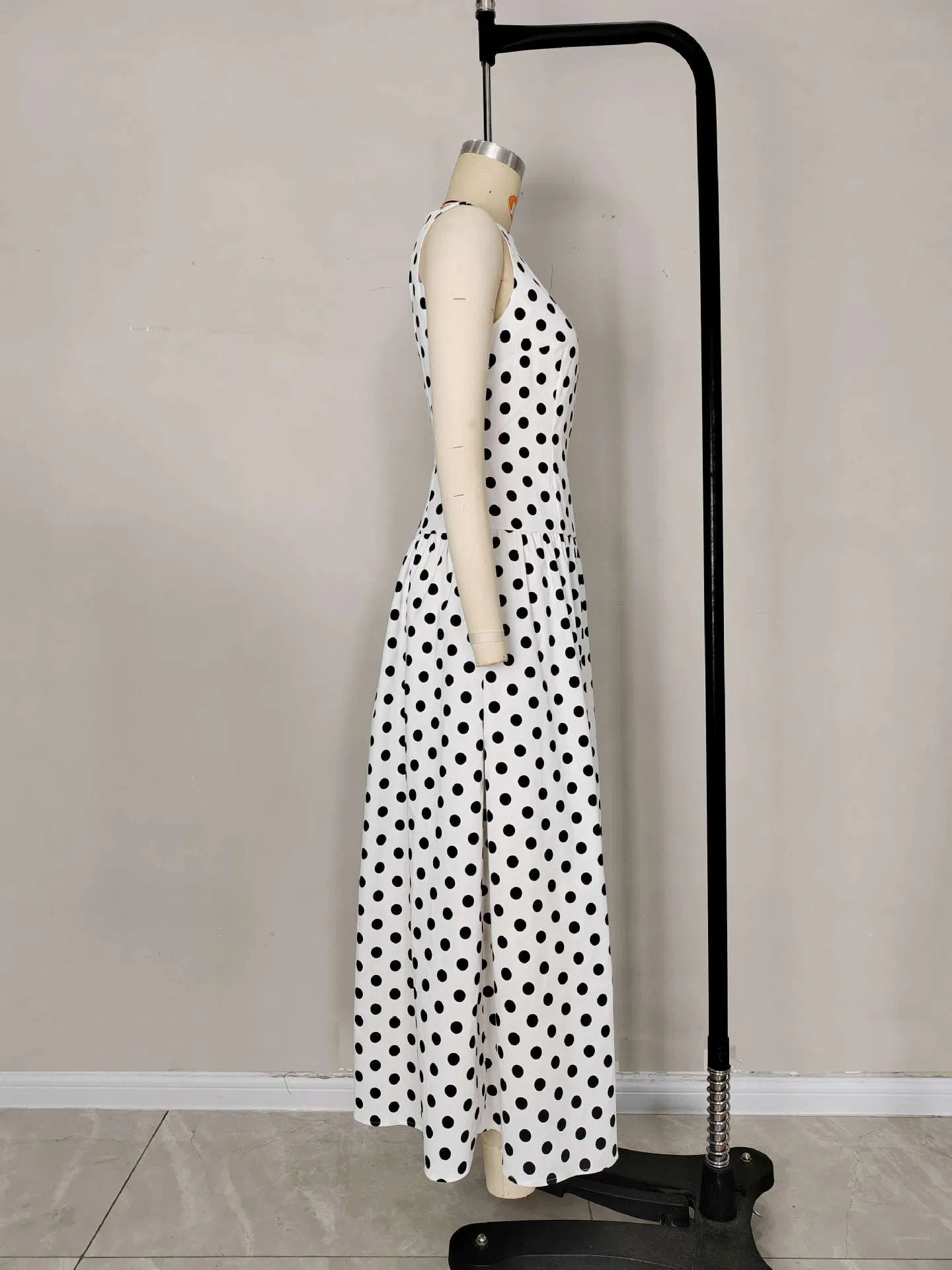 Ajuste de vestido largo casual elegante