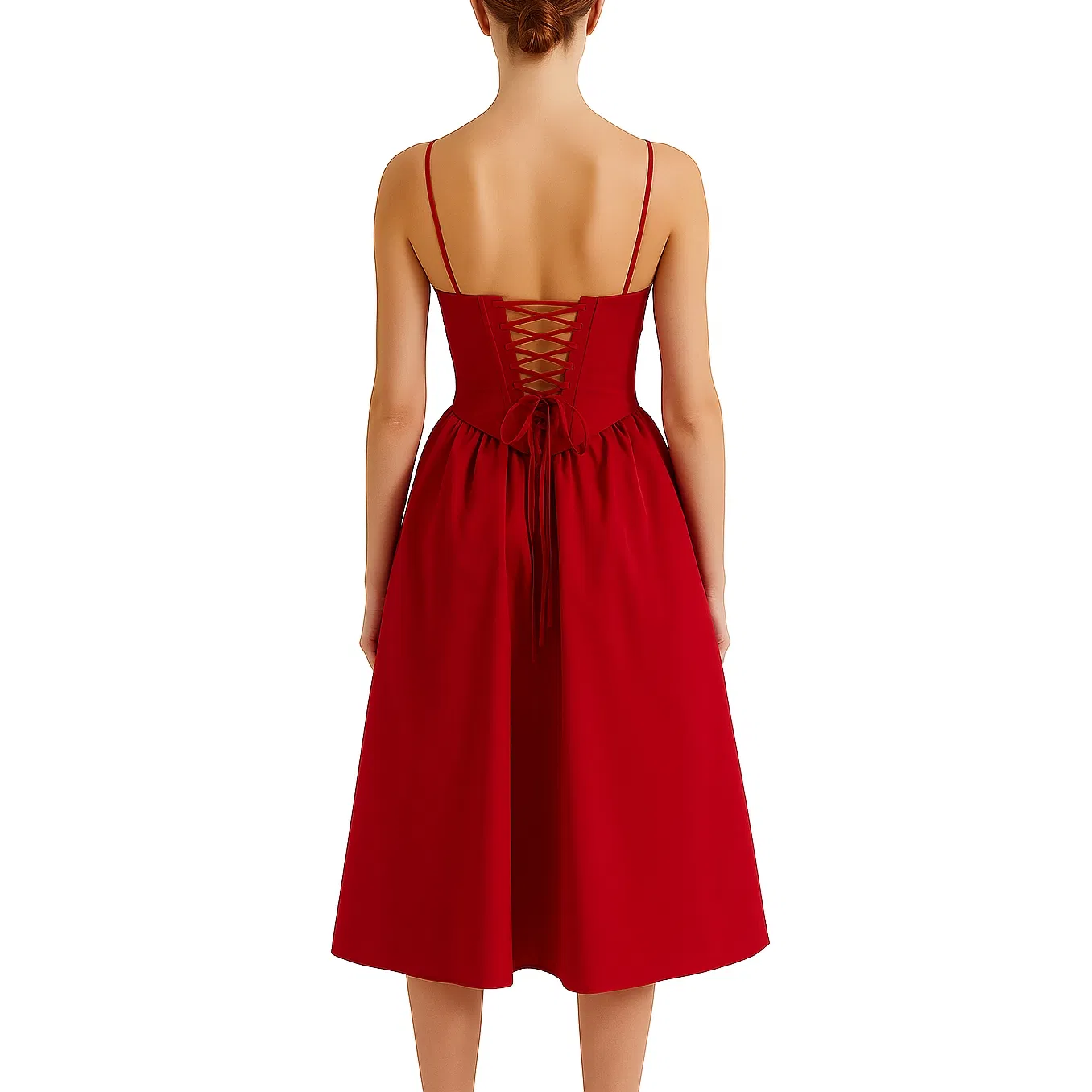 Vestido casual elegante hecho a medida para el uso diario de mujeres