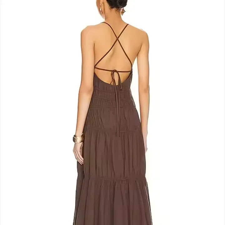 Detalle del vestido bohemio para mujer