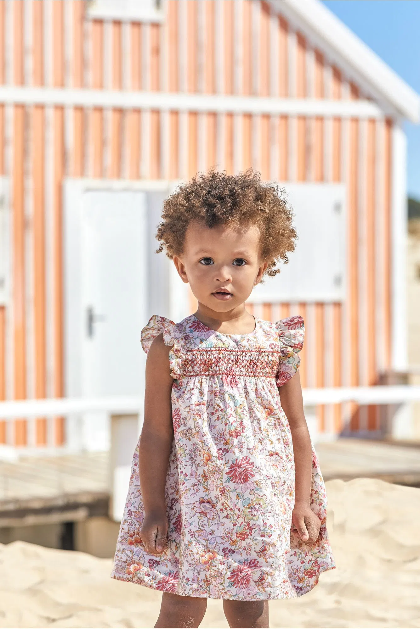 2026 Nuevas Llegadas Marca Privada Personalizada Mayorista Diseñadores Alta Calidad Moda Casual Verano Ropa Infantil Ropa para Niños Vestido de Niña con Floral