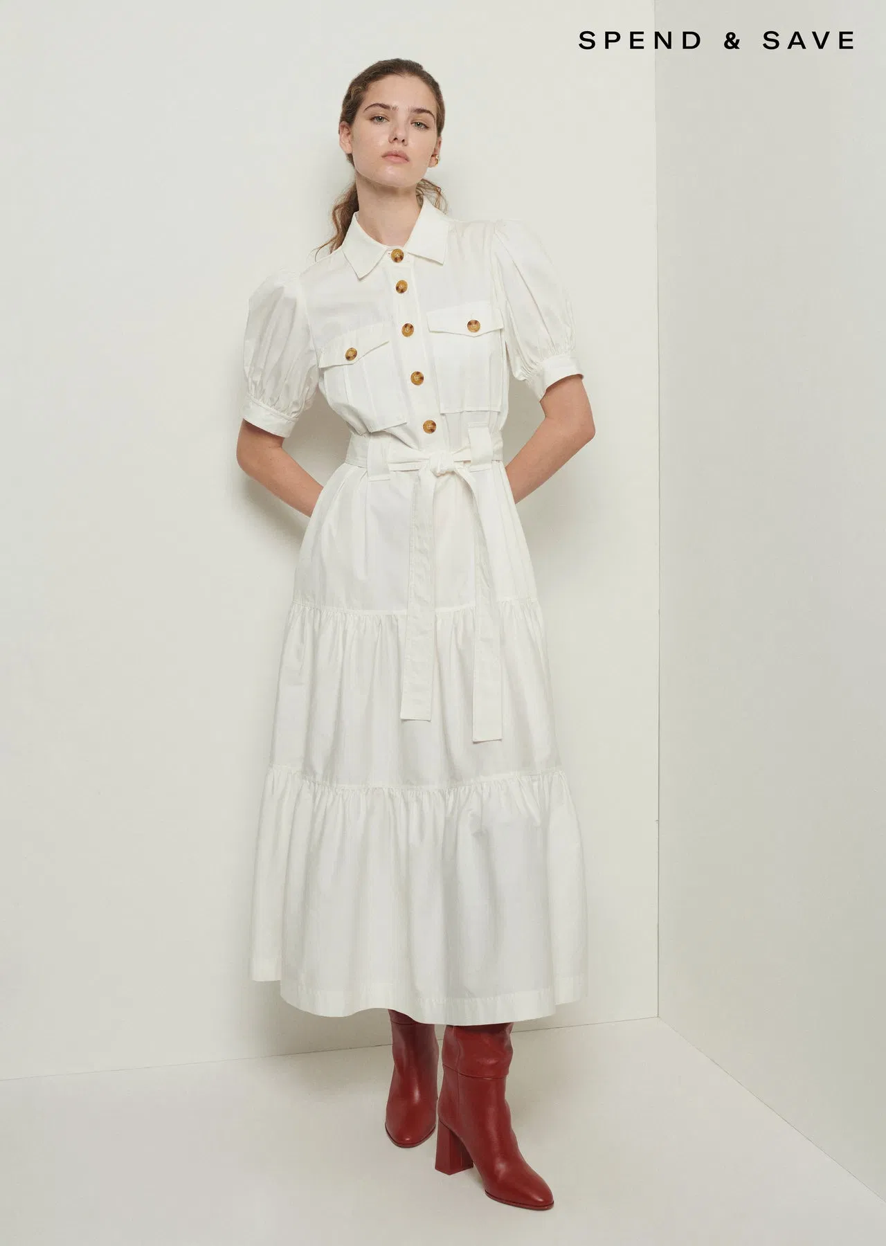 Vestido de mujer elegante de verano con mini mangas cortas abullonadas, venta al por mayor de moda, nueva llegada de fábrica de ropa OEM en China