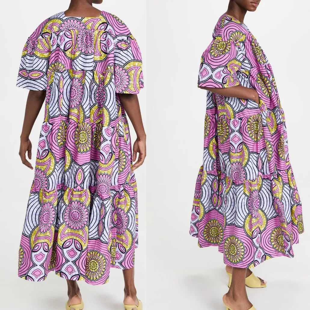 Fabricante personalizado de China, nueva llegada, precio barato, diseños más recientes, ropa de verano elegante, vestidos maxi para damas