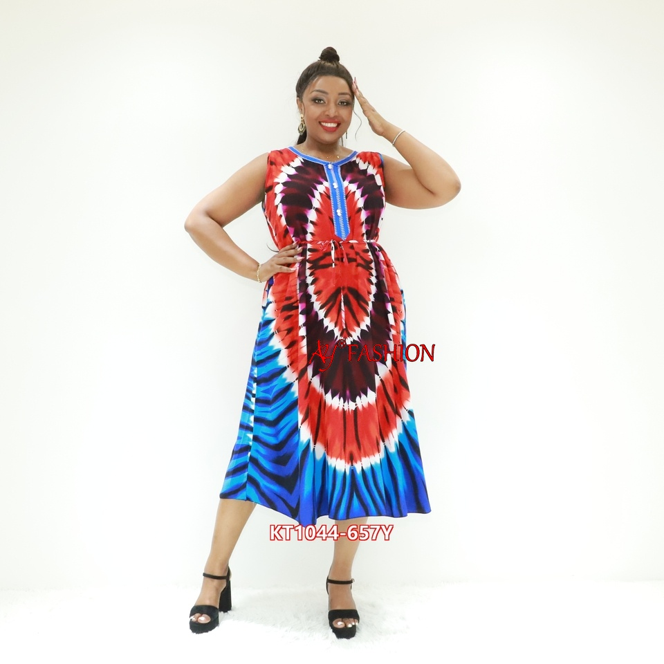 Mujeres Musulmanas Vestido Tasbeeh Ay Moda Kt1044-657y Vestimenta de Tanzania África Vestido Impreso