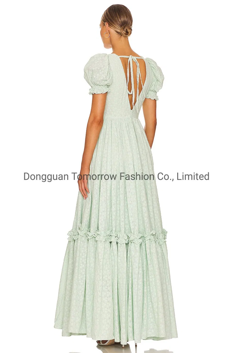 Vestido largo de boda personalizado de alta calidad