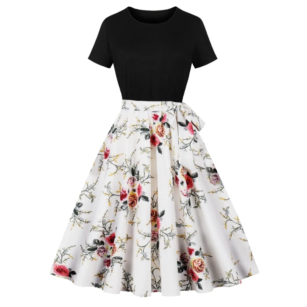 Vestido retro vintage para mujer