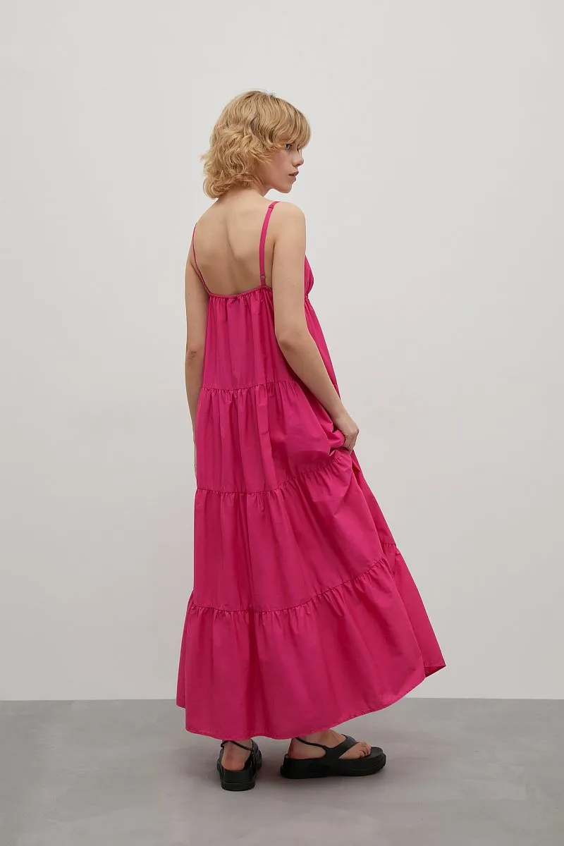 Vestido de una pieza elegante de playa para mujeres, con tirantes de bambú, moda femenina al por mayor