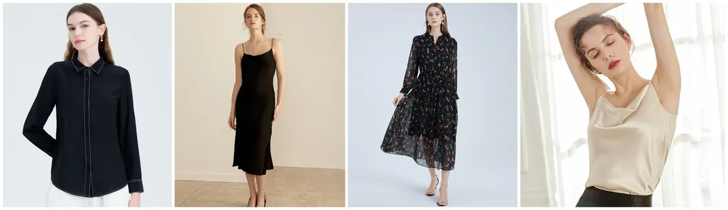 Vestido de Seda para Mujer 2022 Primavera Nueva Falda en A Personalizada Impresa en Seda
