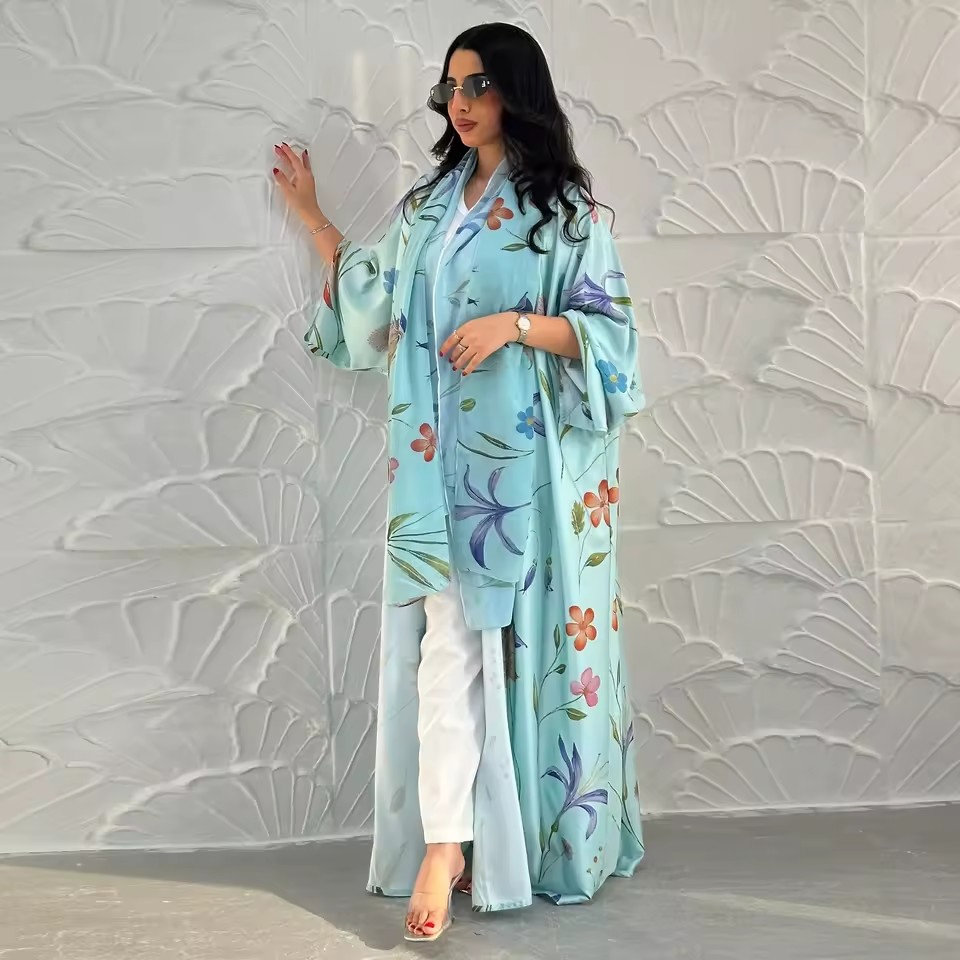 Ropa musulmana larga para mujer, elegante, cómoda y transpirable