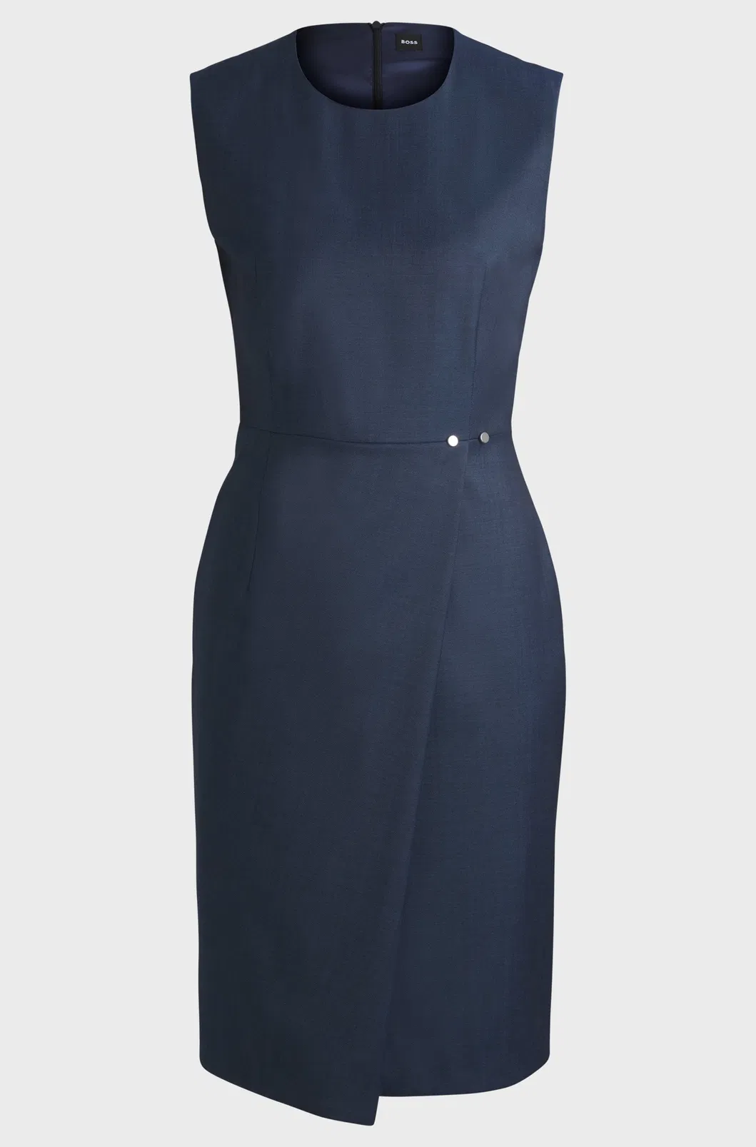 Vestido de traje sin mangas elegante para mujeres profesionales, vestido casual