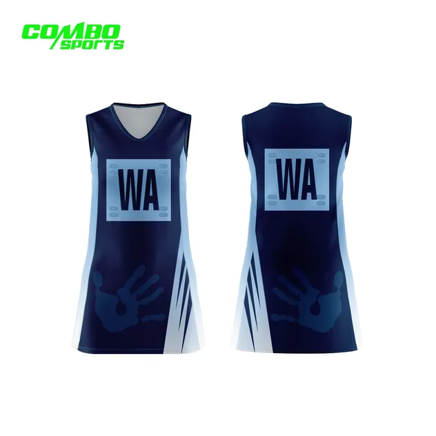 Vestido de netball personalizado